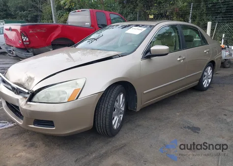2007 Honda Accord 3.0 Ex из США, поврежденный, VIN 1HGCM66597A051235